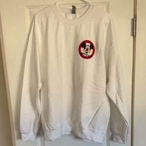 Mickey Mouse Mouseketeer Graphic Sweater NWOT